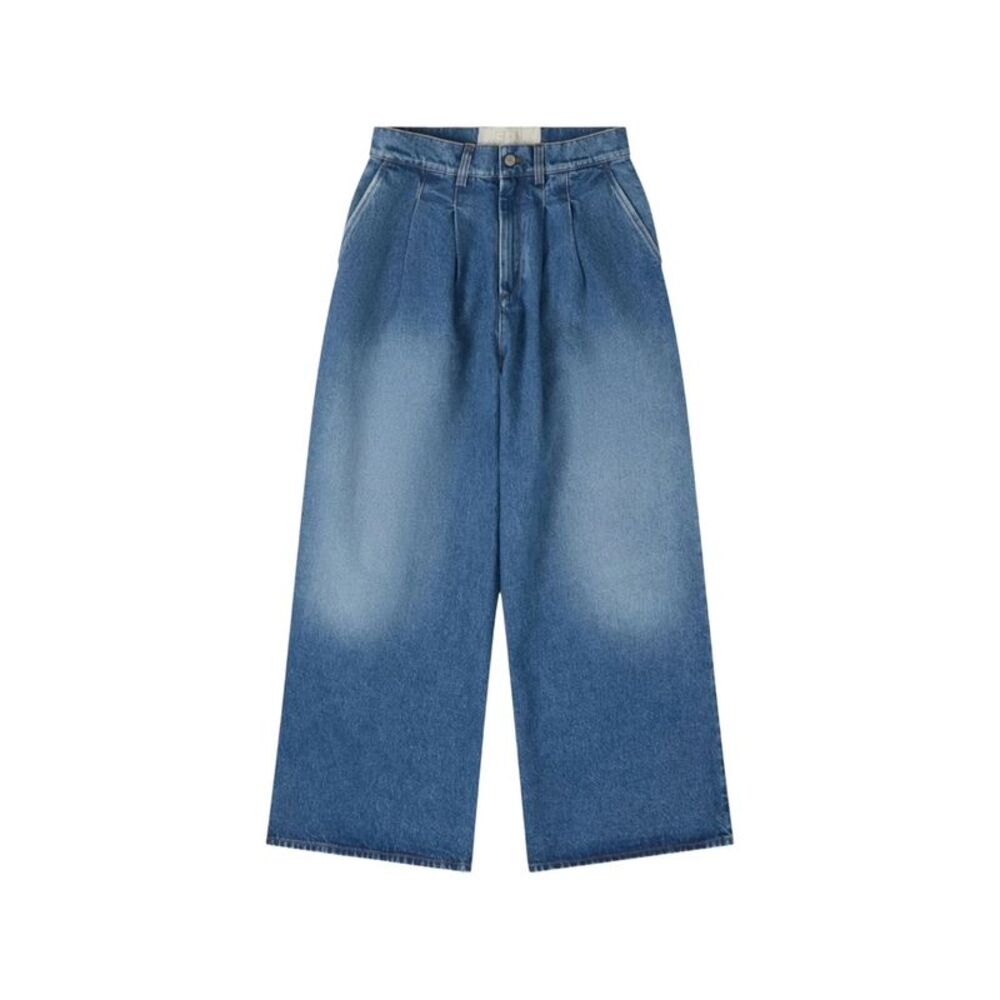 Erl Blue Denim - Wide-Leg Jeans Men